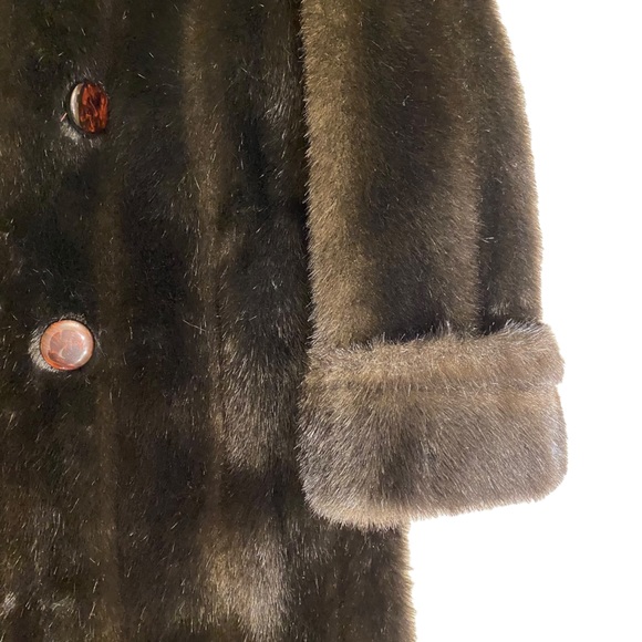 Luxurious Black Teddy Coat - Size 12 - Picture 4 of 7